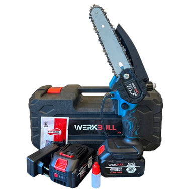 Γερμανικό Ασύρματο Μίνι Αλυσοπρίονο με Αυτόματη Λίπανση + 2 Μπαταρίες 36V / 8Ah & 2 Αλυσίδες