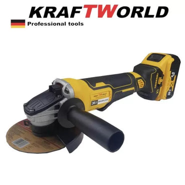 <tc>Γωνιακός τροχός μπαταρίας  WERKBULL 36V 8.0 Ah + εξάρτημα κοπής</tc>