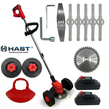 <tc>ΧΟΡΤΟΚΟΠΤΙΚΟ ΜΠΑΤΑΡΙΑΣ 36V 8Ah HAST + προσάρτημα δώρου με τροχούς</tc>