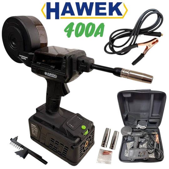 Ηλεκτροσυγκόλληση Σύρματος HAWEK 400A Χωρίς Αέριο - Τύπου Πιστολιού